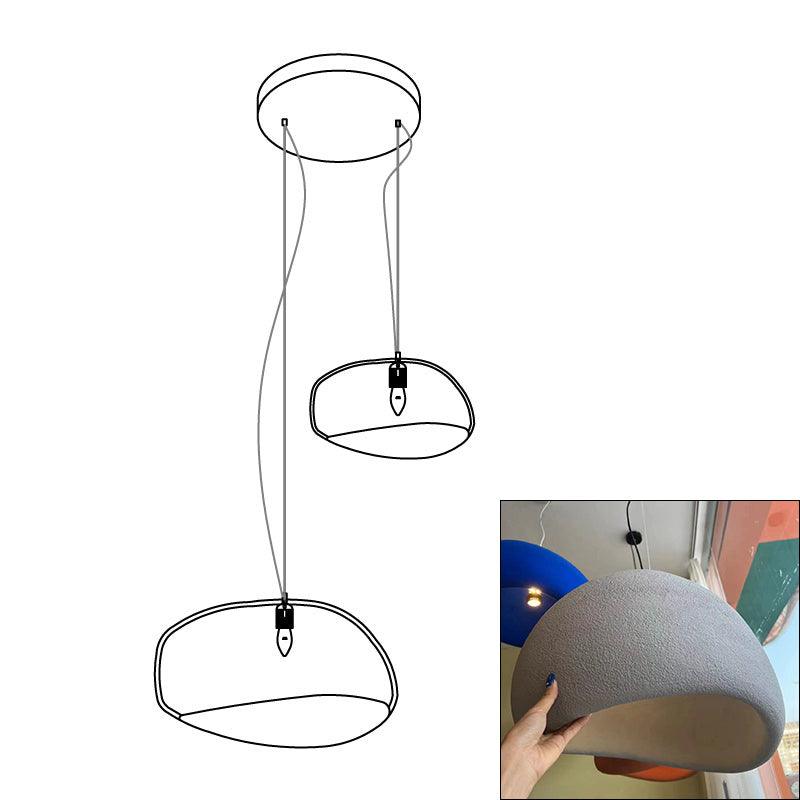 Khmara Raw Mix Ceiling Suspension B Lighting Lobby