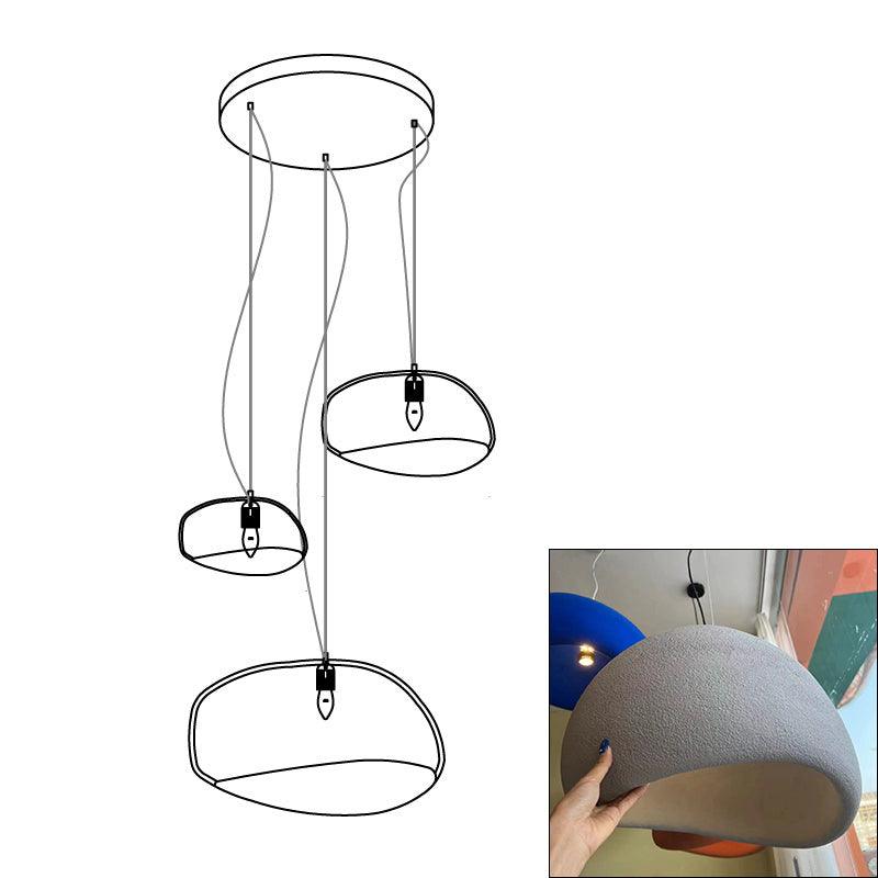 Khmara Raw Mix Ceiling Suspension B Lighting Lobby