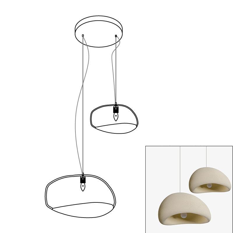 Khmara Raw Mix Ceiling Suspension B Lighting Lobby