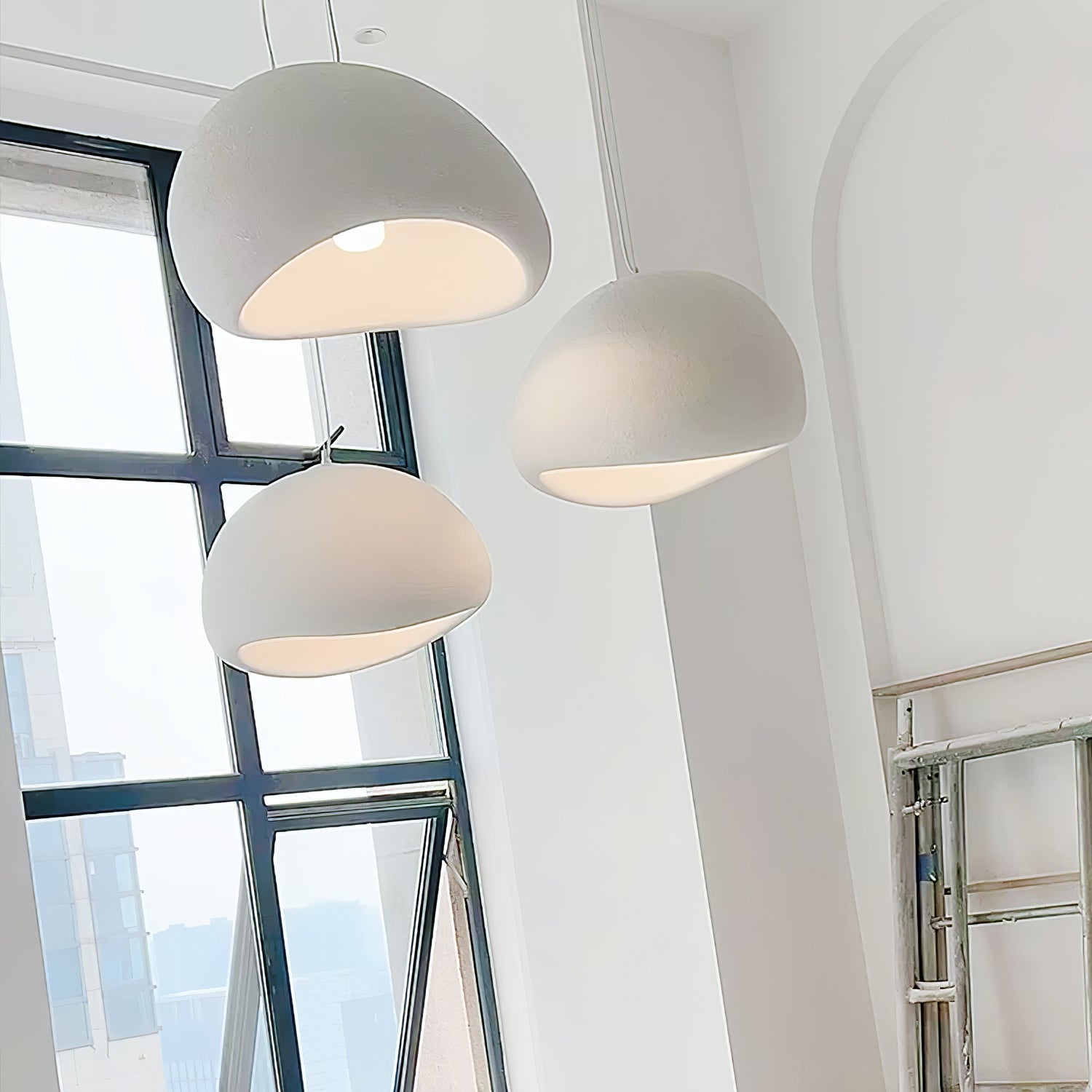 Khmara Raw Mix Ceiling Suspension B Lighting Lobby