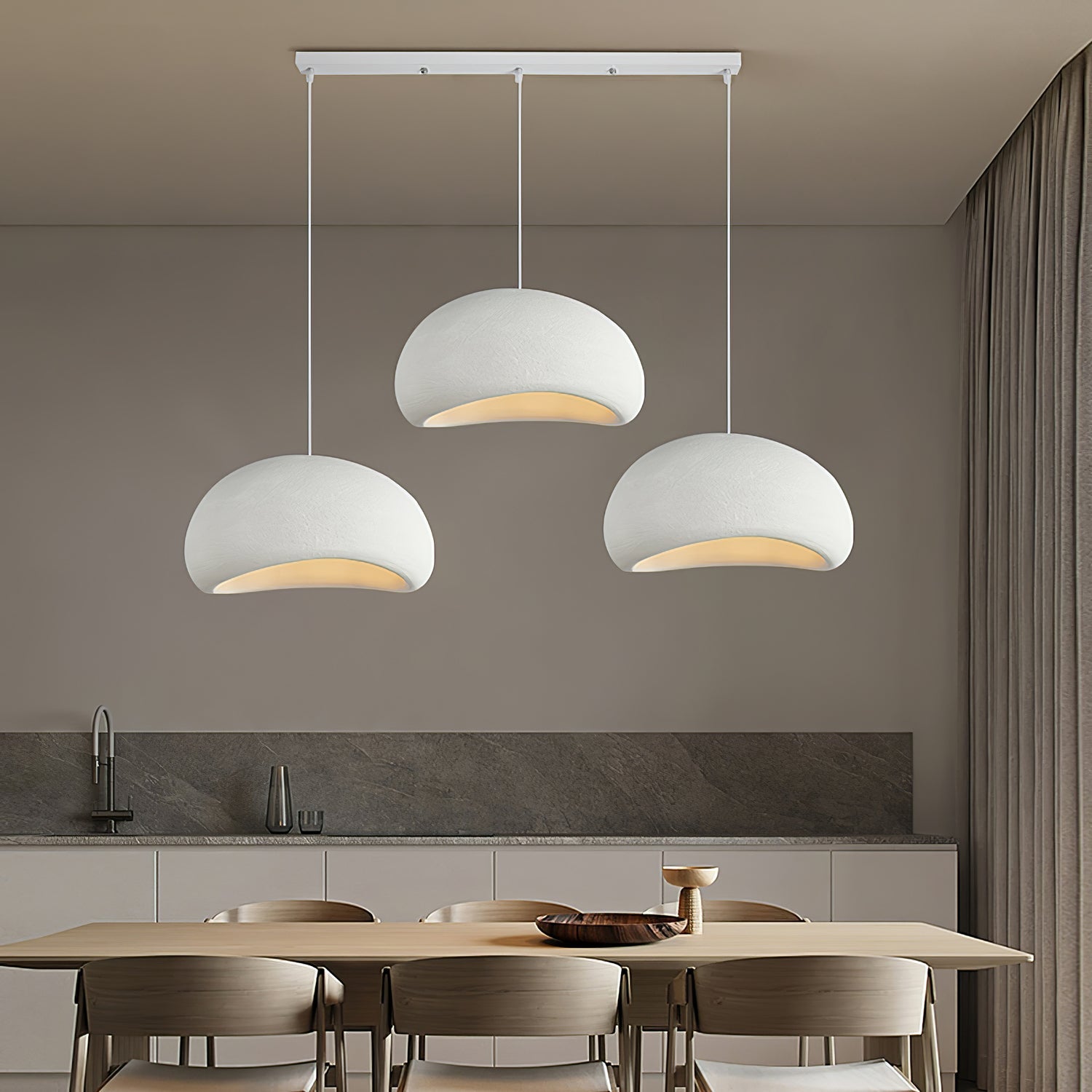 Khmara Raw Mix Ceiling Suspension B Lighting Lobby
