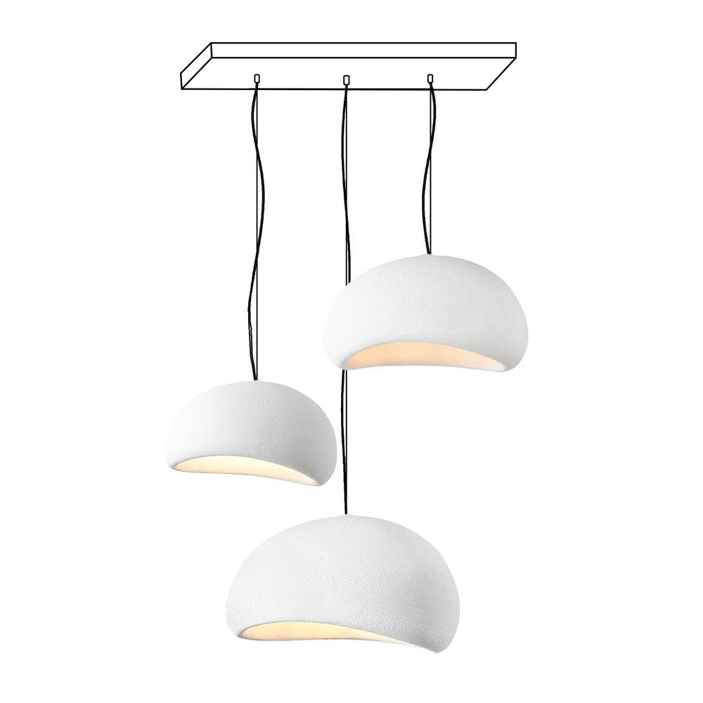 Khmara Raw Mix Ceiling Suspension B Lighting Lobby