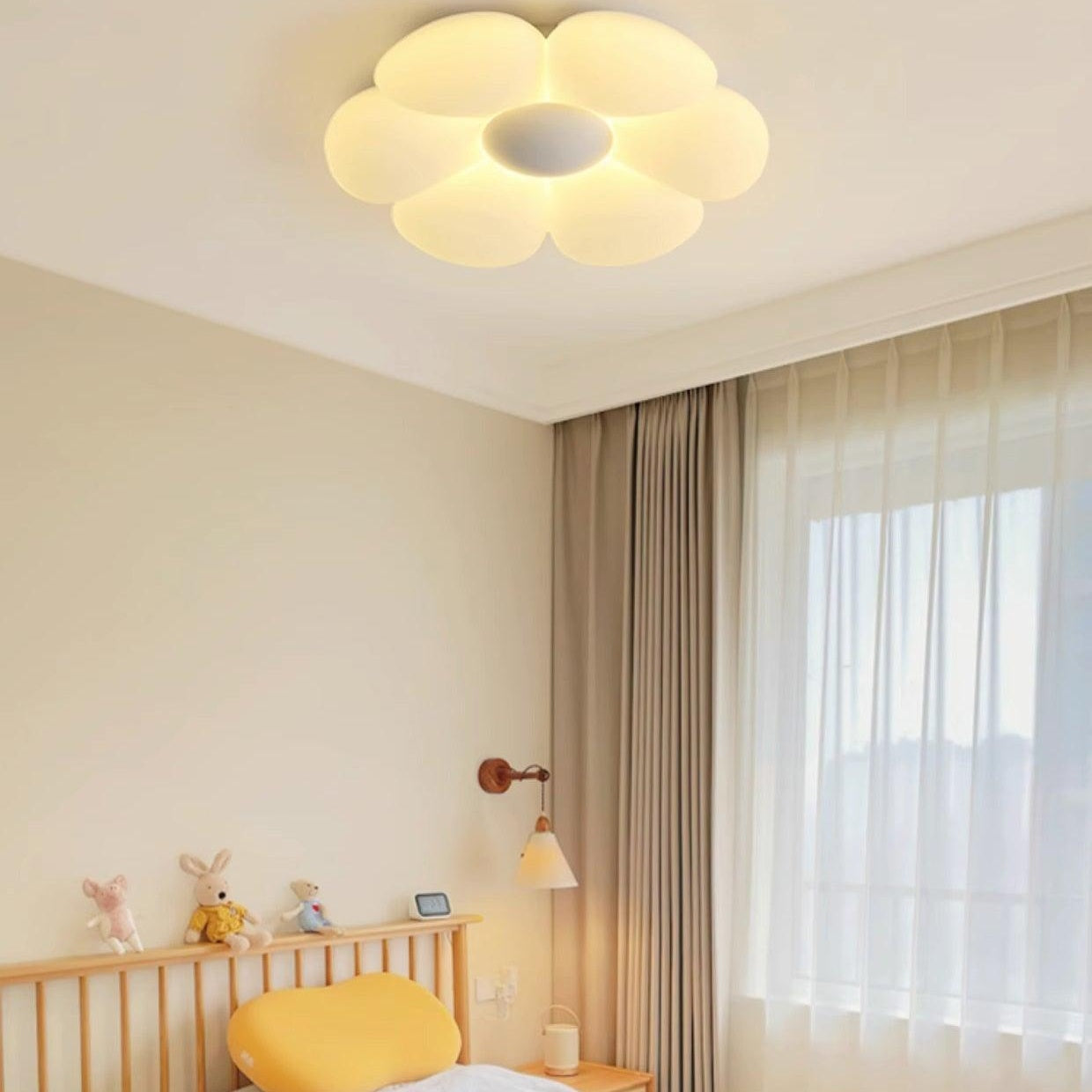 Kids Room Ceiling Light with Six-Leaf Design Lighting Lobby