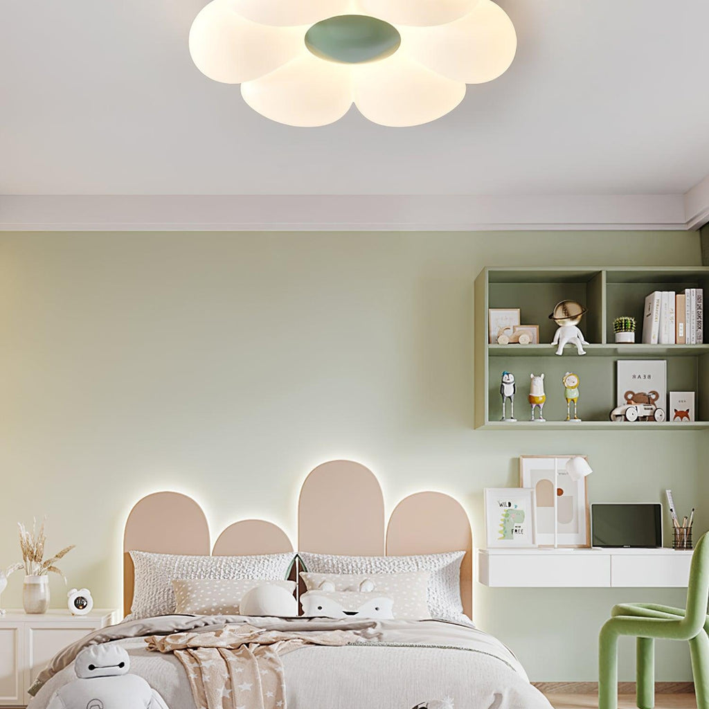 Kids Room Ceiling Light with Six-Leaf Design Lighting Lobby