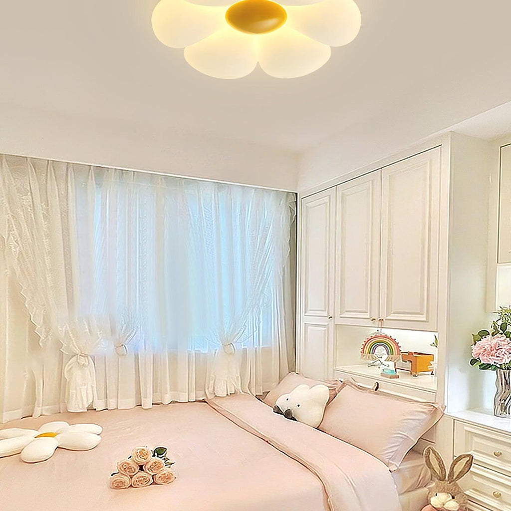 Kids Room Ceiling Light with Six-Leaf Design Lighting Lobby