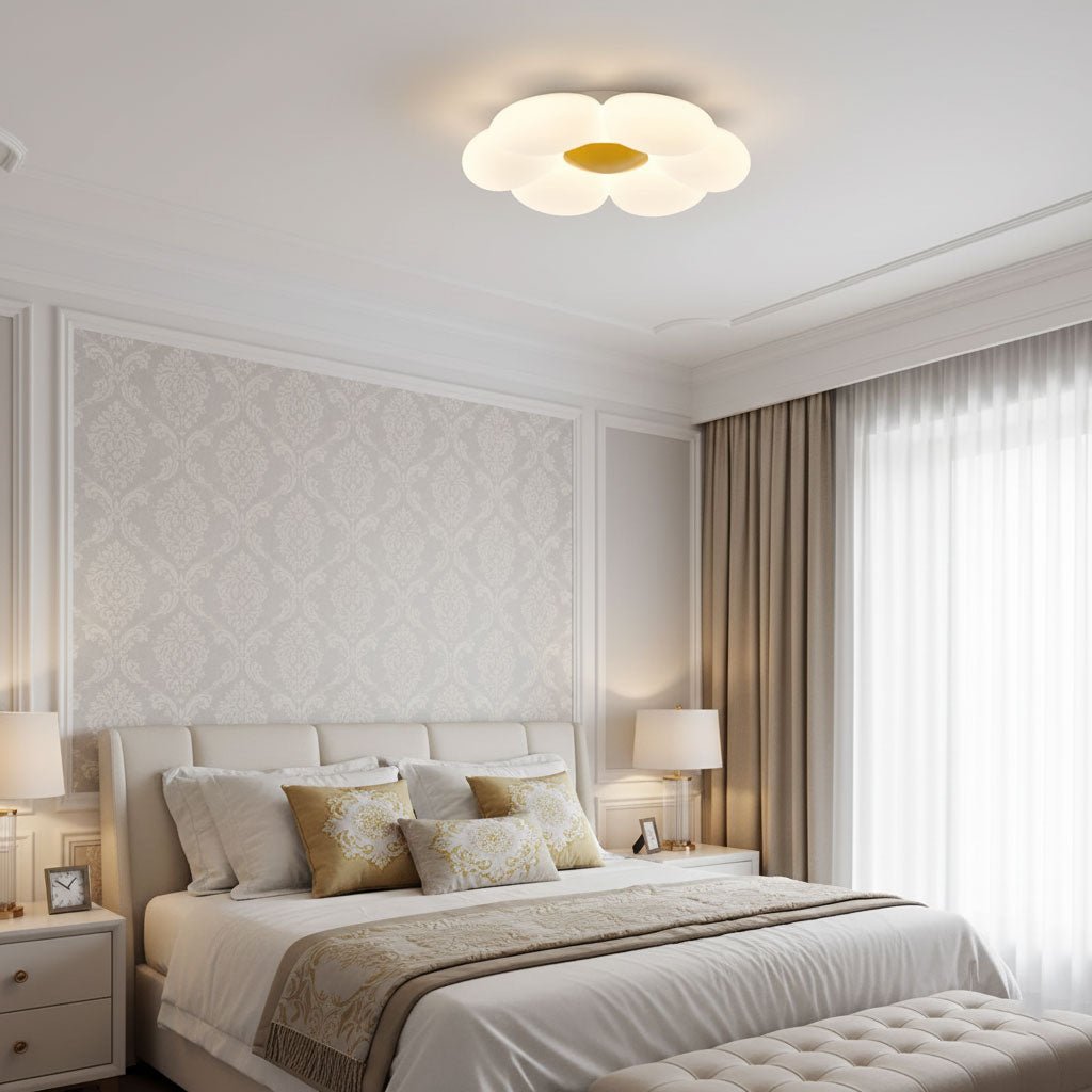Kids Room Ceiling Light with Six-Leaf Design Lighting Lobby