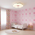 Kids Room Ceiling Light with Six-Leaf Design Lighting Lobby