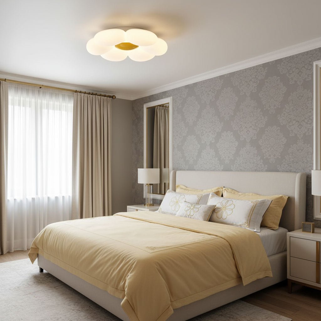 Kids Room Ceiling Light with Six-Leaf Design Lighting Lobby