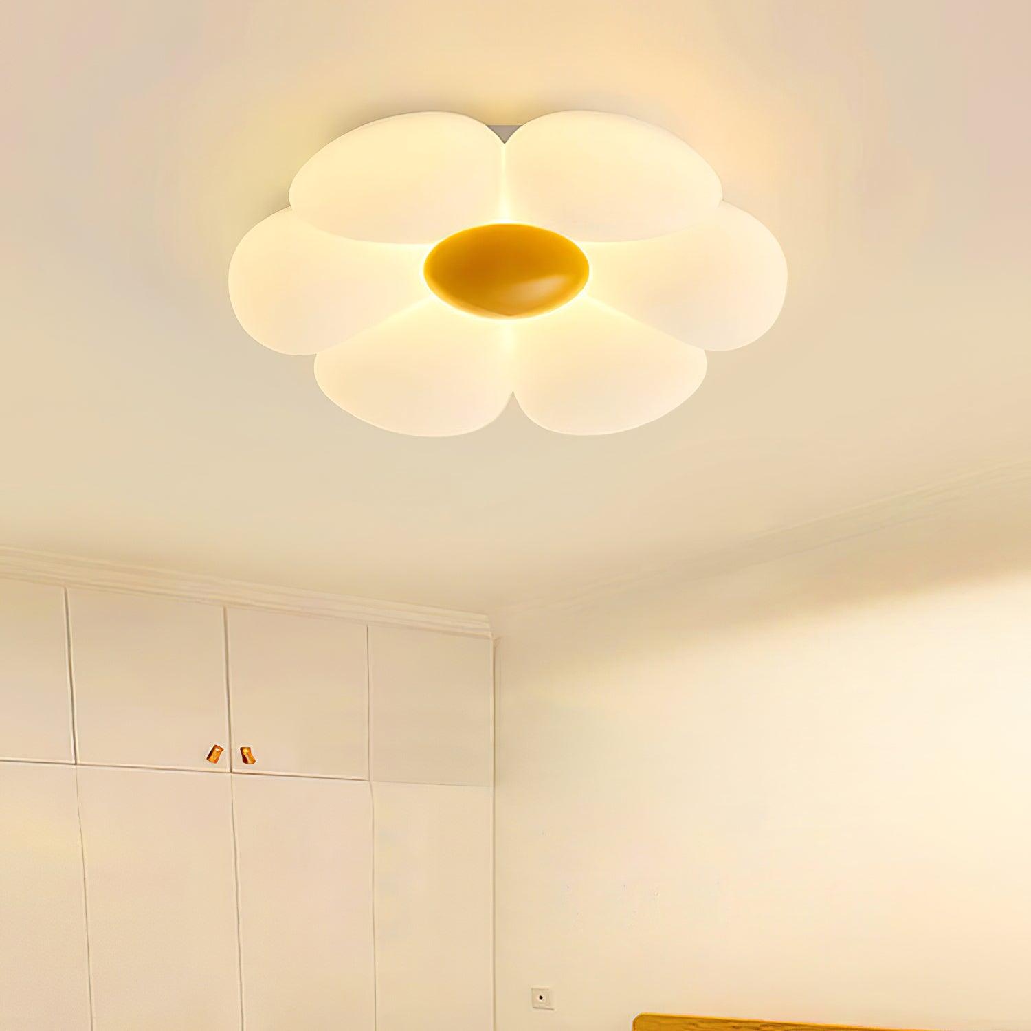 Kids Room Ceiling Light with Six-Leaf Design Lighting Lobby