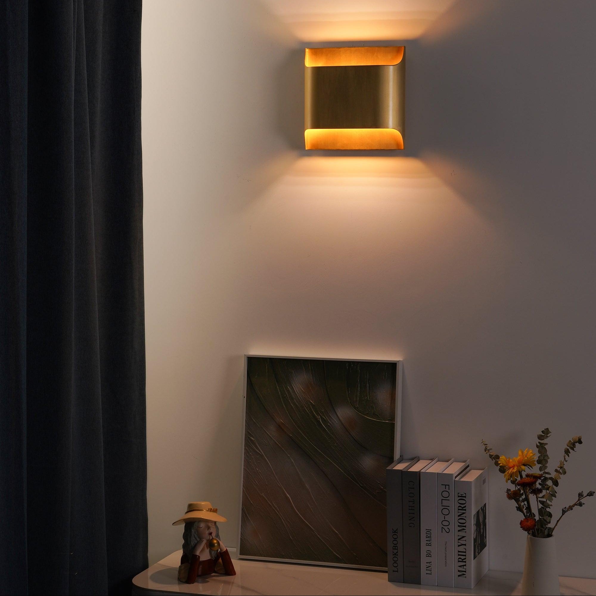 Leclerc Brass Sconce Fixture Lighting Lobby