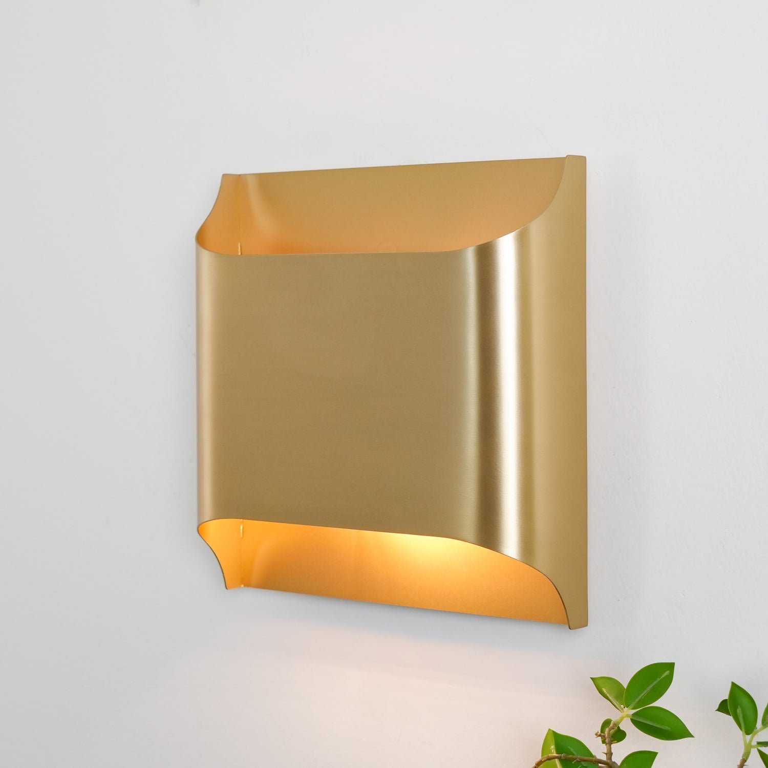 Leclerc Brass Sconce Fixture Lighting Lobby