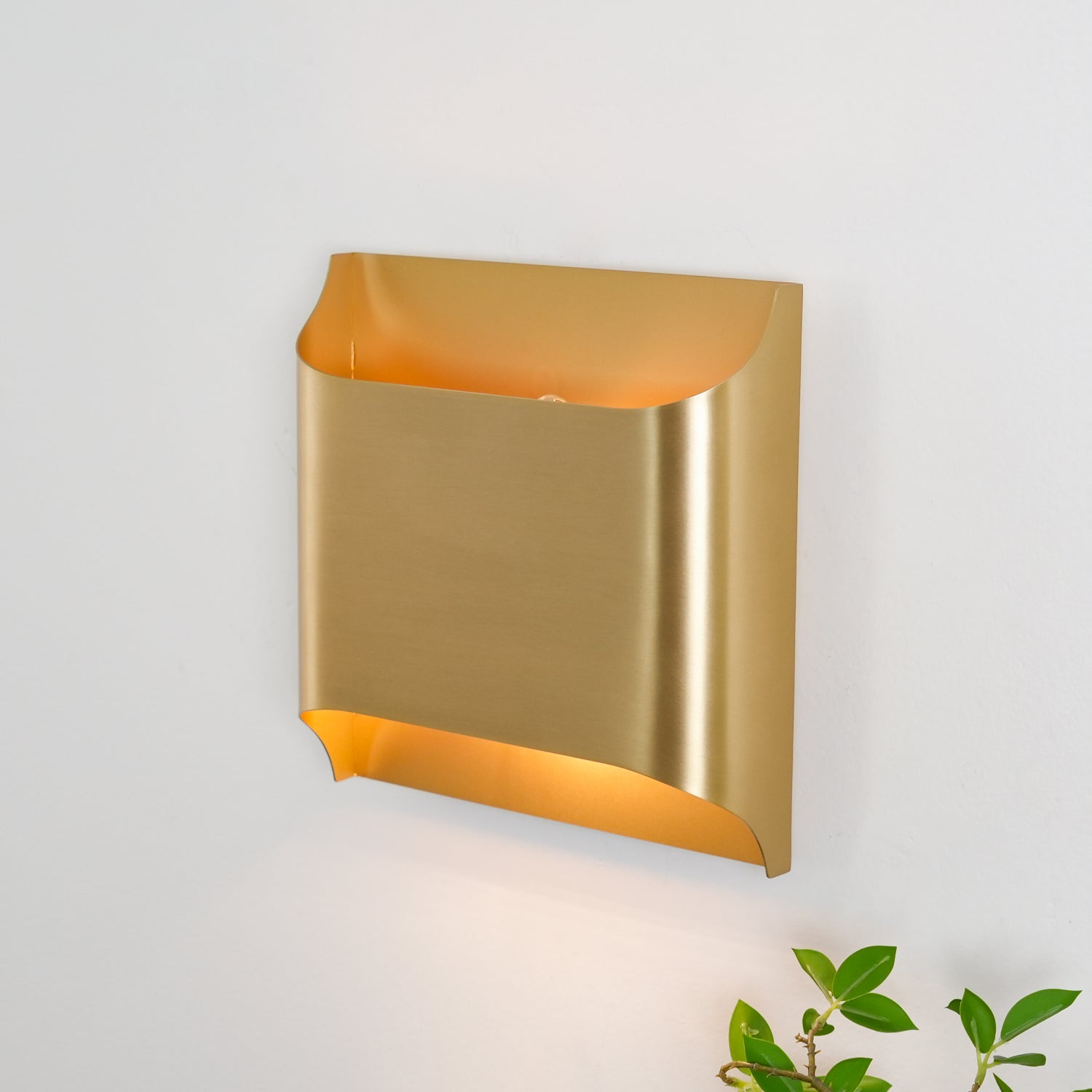 Leclerc Brass Sconce Fixture Lighting Lobby