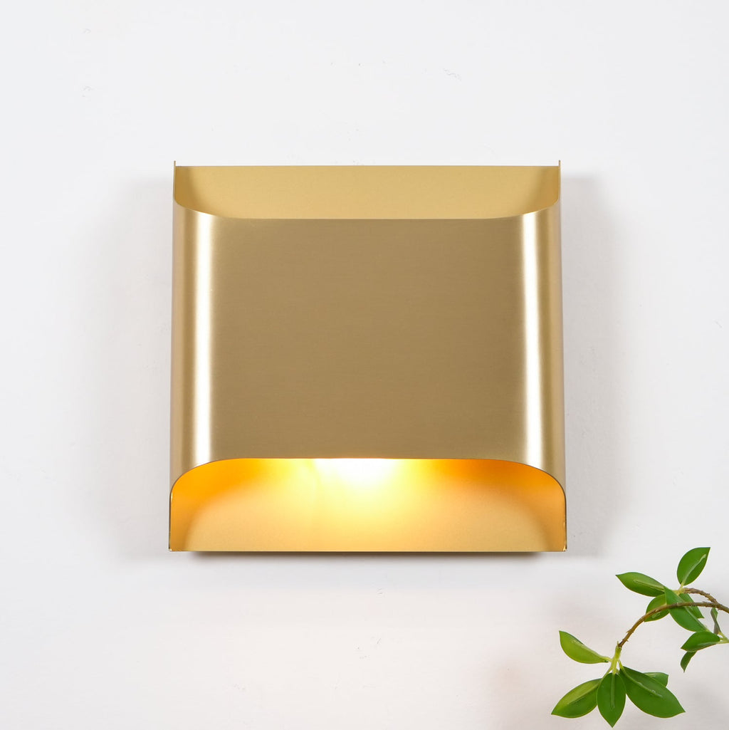 Leclerc Brass Sconce Fixture Lighting Lobby