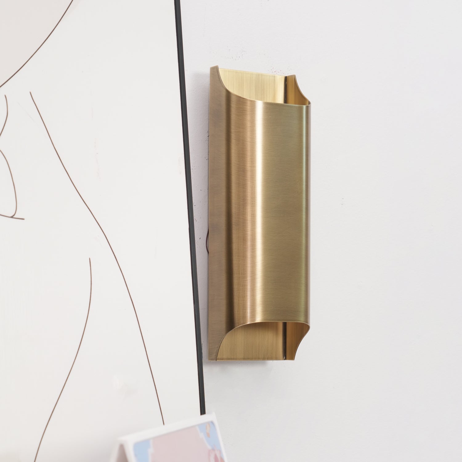Leclerc Brass Sconce Fixture Lighting Lobby