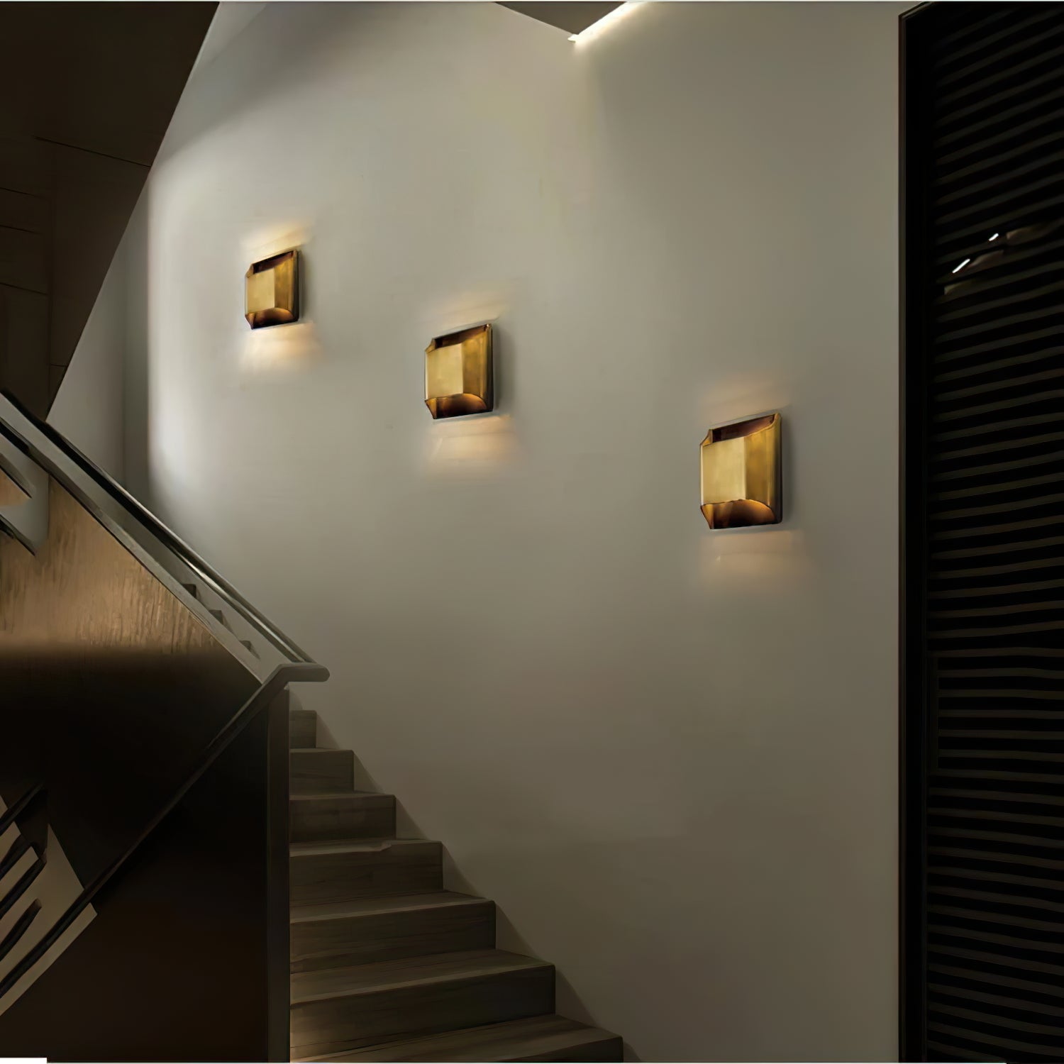 Leclerc Brass Sconce Fixture Lighting Lobby