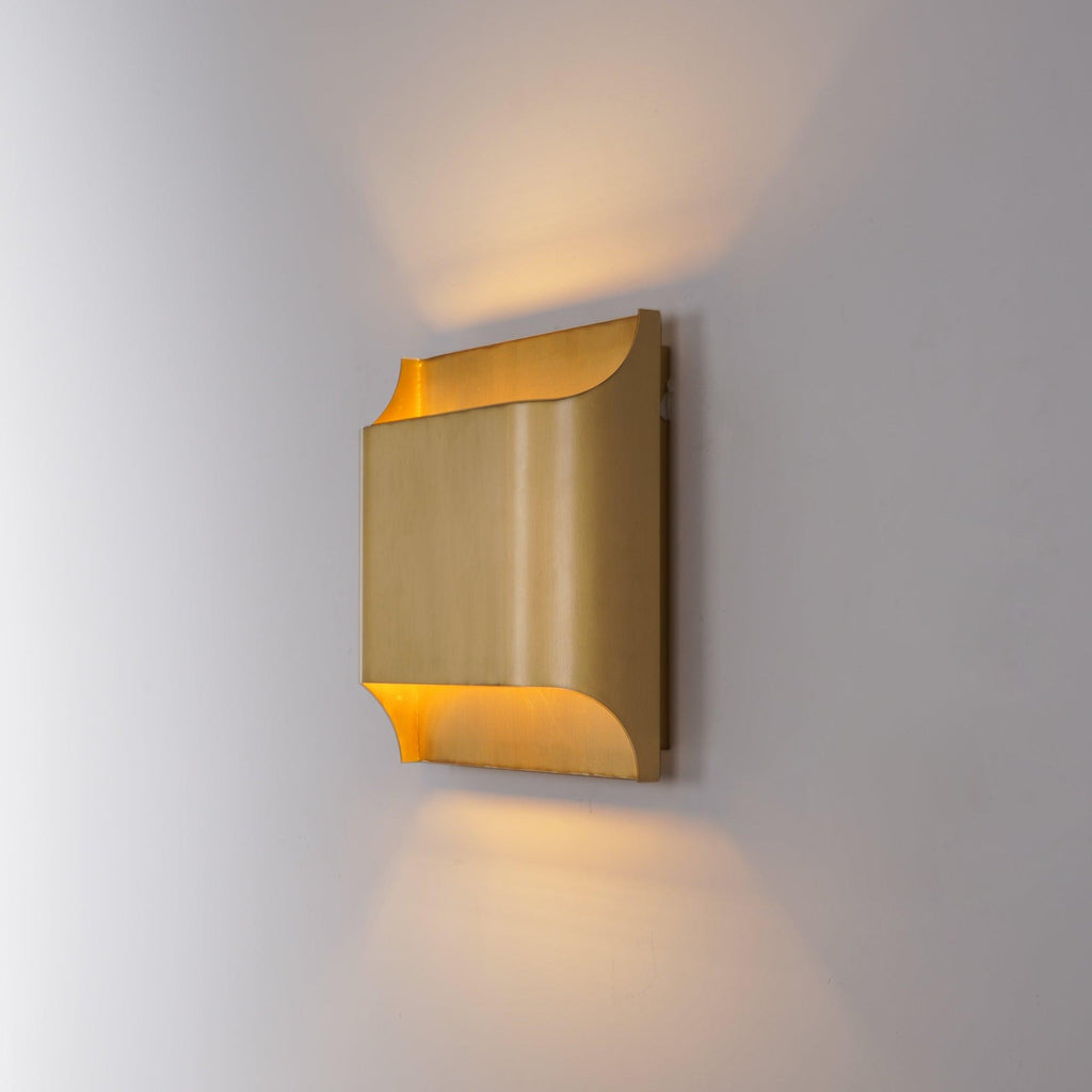 Leclerc Brass Sconce Fixture Lighting Lobby