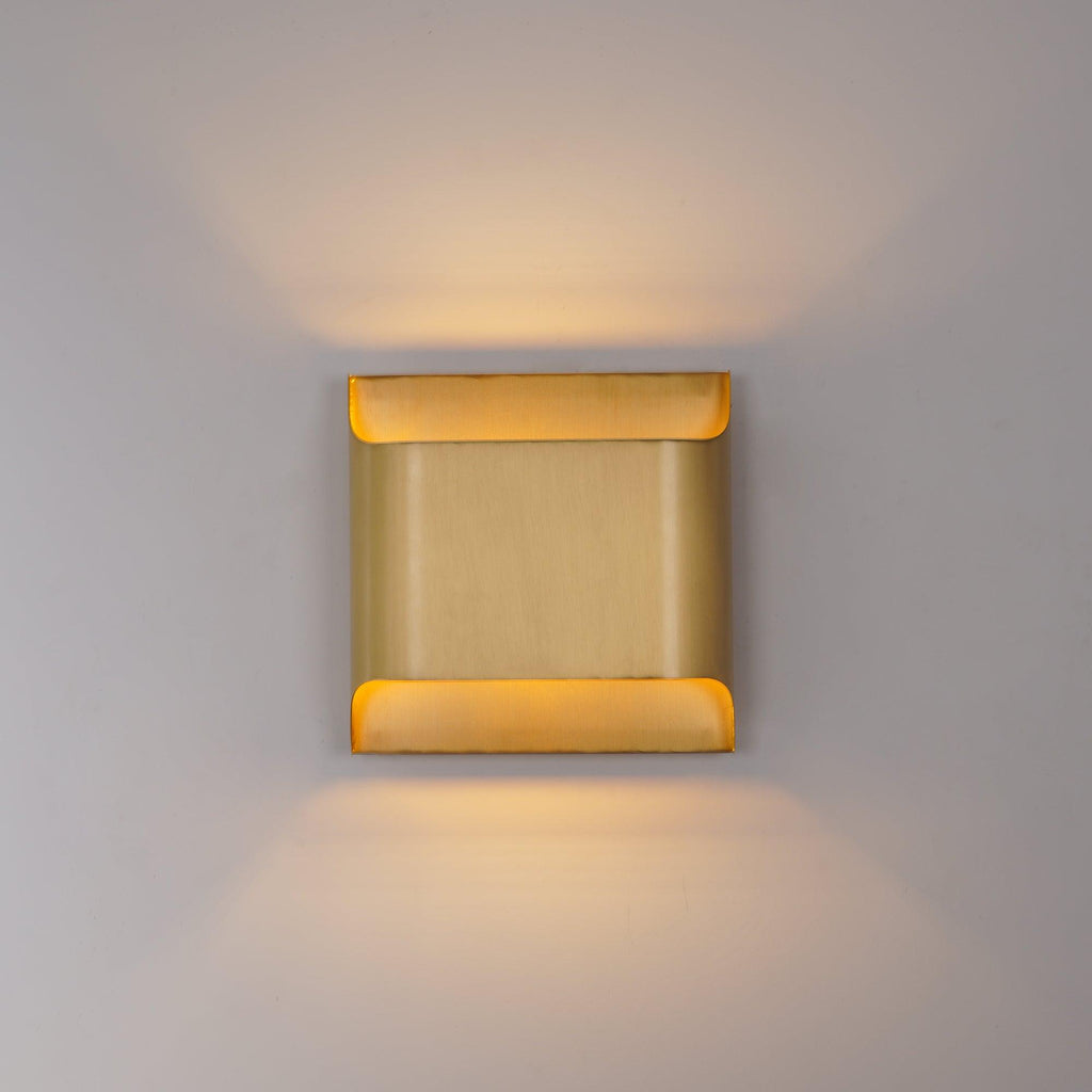 Leclerc Brass Sconce Fixture Lighting Lobby