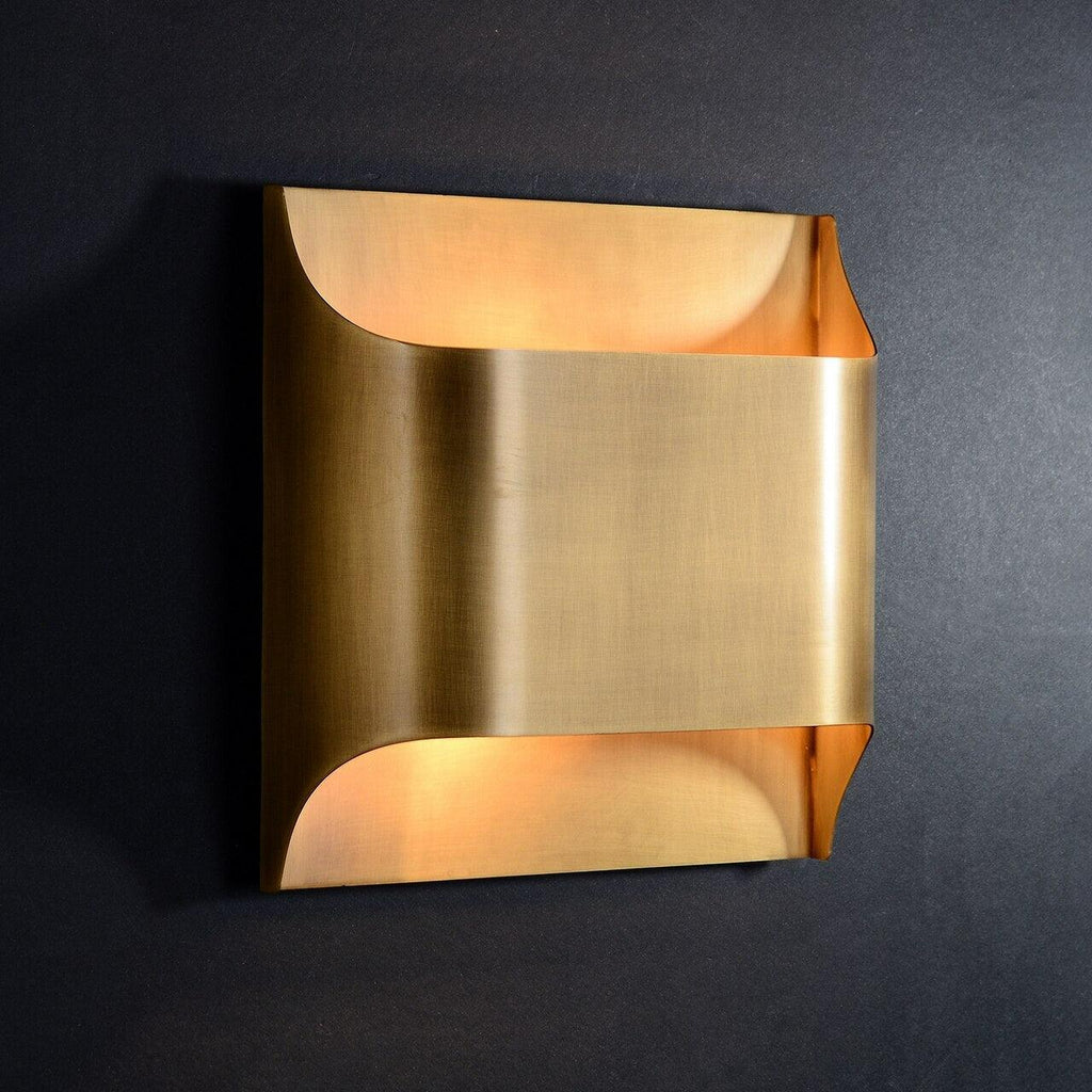 Leclerc Brass Sconce Fixture Lighting Lobby