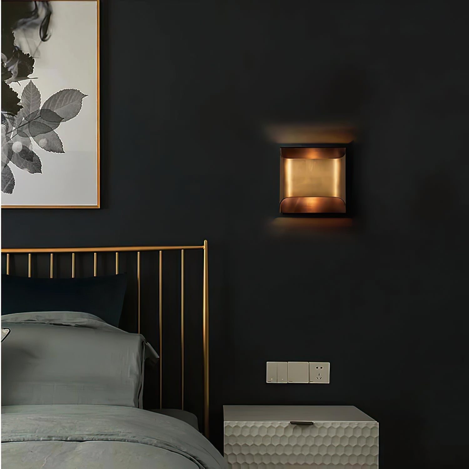 Leclerc Brass Sconce Fixture Lighting Lobby