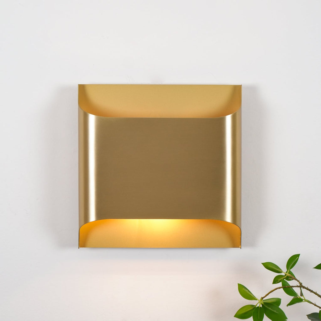Leclerc Brass Sconce Fixture Lighting Lobby