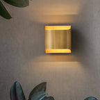 Leclerc Brass Sconce Fixture Lighting Lobby