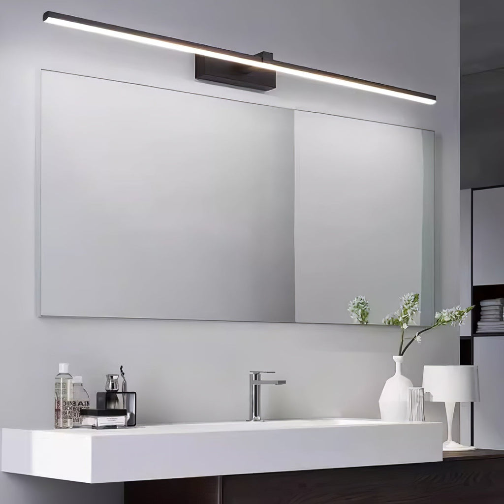 Linear Metal Wall Mirror Light Lighting Lobby