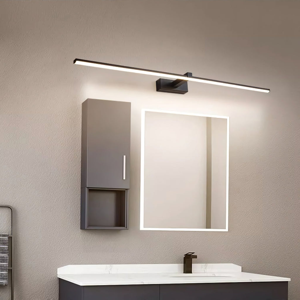 Linear Metal Wall Mirror Light Lighting Lobby