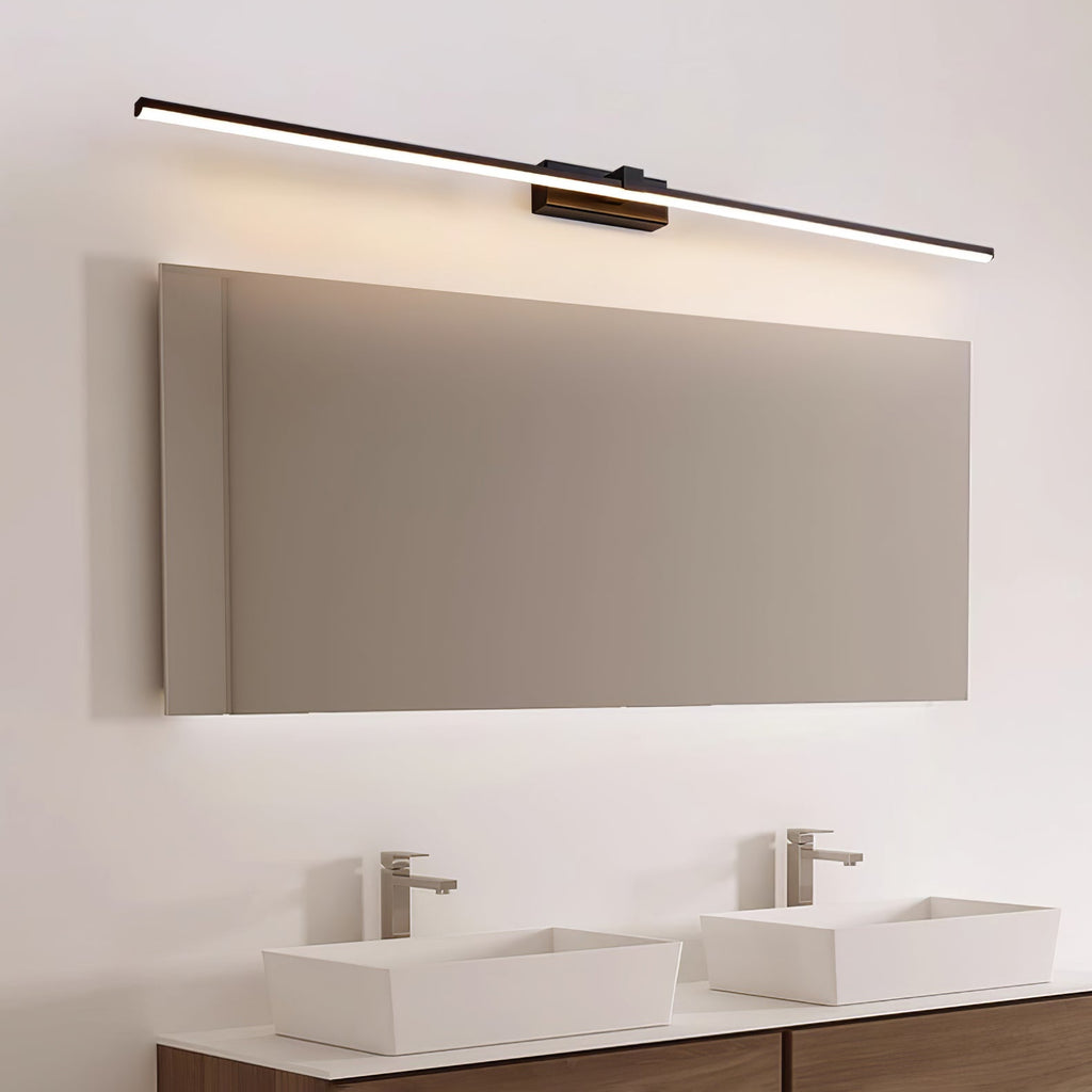Linear Metal Wall Mirror Light Lighting Lobby