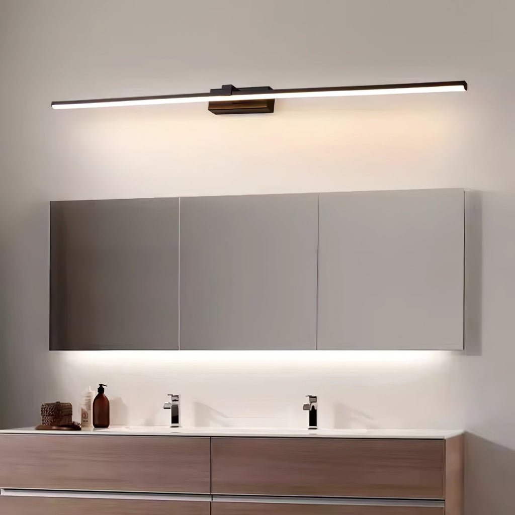 Linear Metal Wall Mirror Light Lighting Lobby