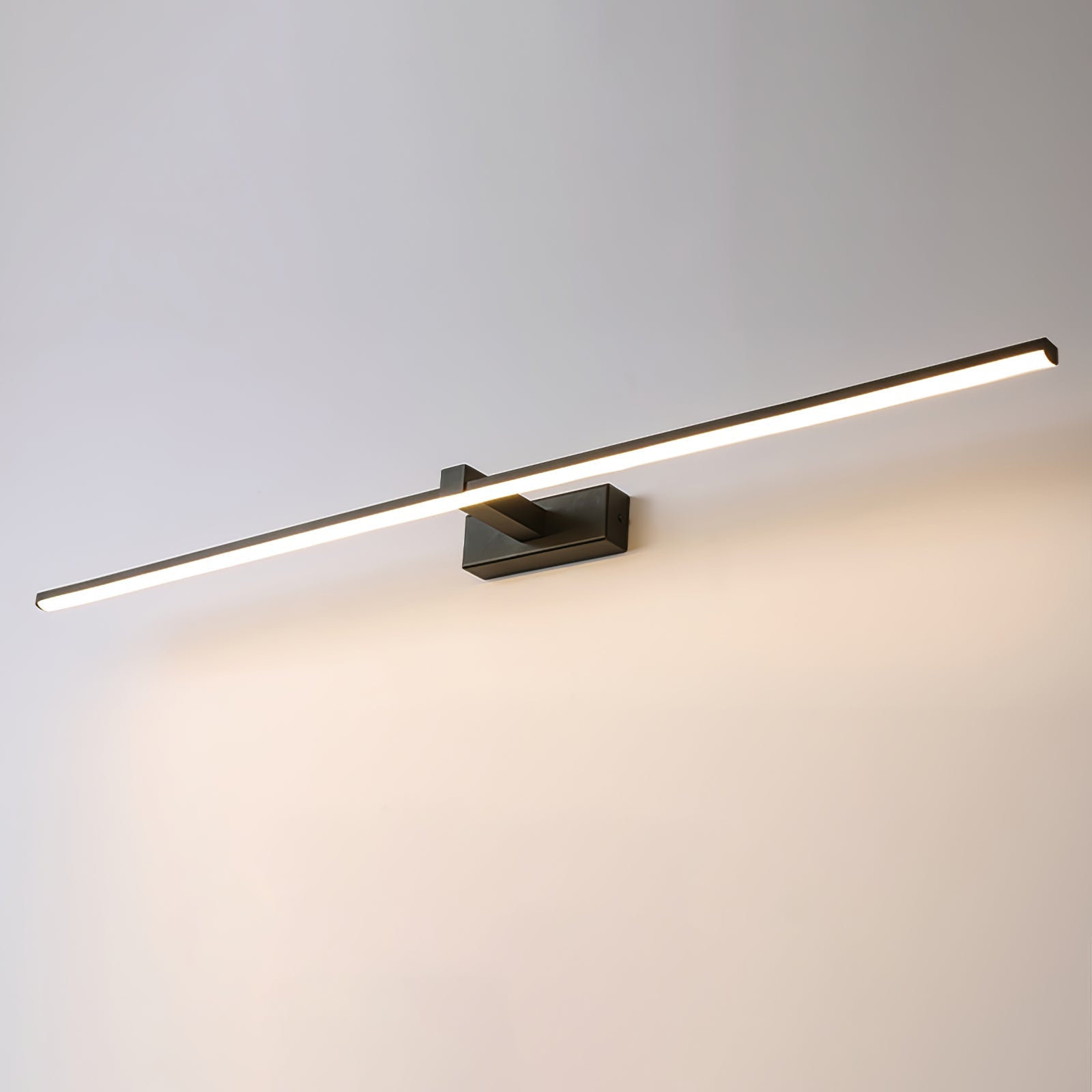 Linear Metal Wall Mirror Light Lighting Lobby