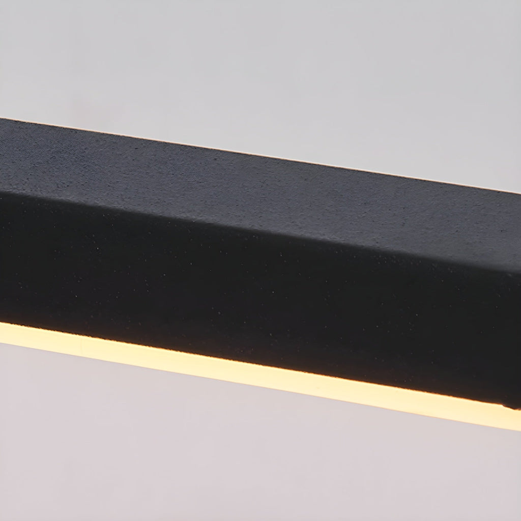Linear Metal Wall Mirror Light Lighting Lobby