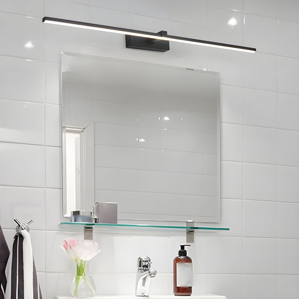 Linear Metal Wall Mirror Light Lighting Lobby