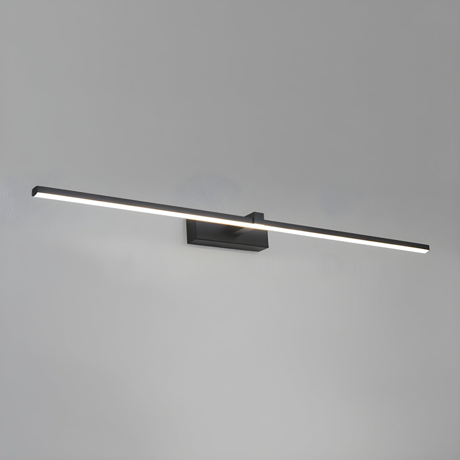Linear Metal Wall Mirror Light Lighting Lobby