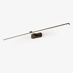 Linear Metal Wall Mirror Light Lighting Lobby