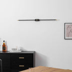 Linear Minimalist Wall Light with Rechargeable Feature Lighting Lobby