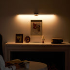 Linear Minimalist Wall Light with Rechargeable Feature Lighting Lobby