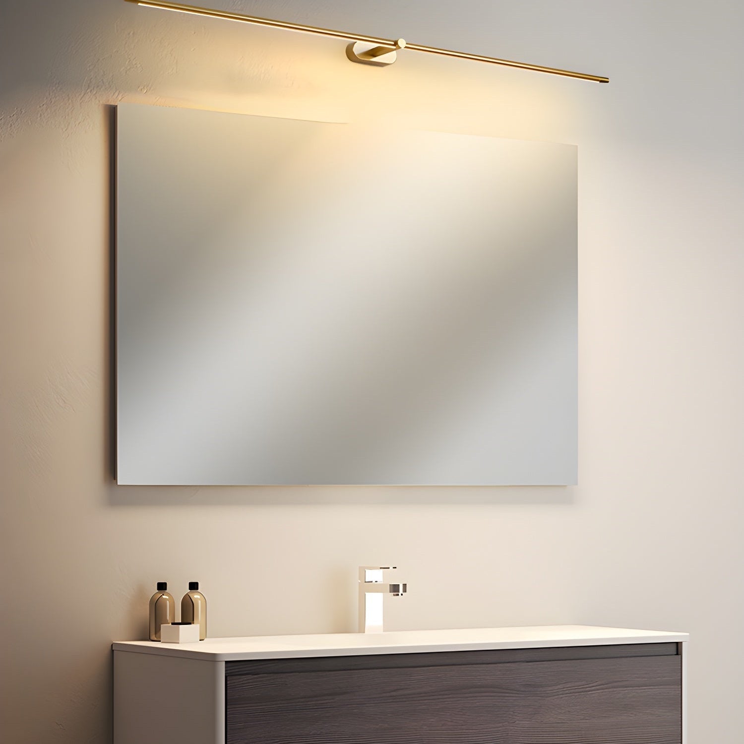 Linear Minimalist Wall Light with Rechargeable Feature Lighting Lobby