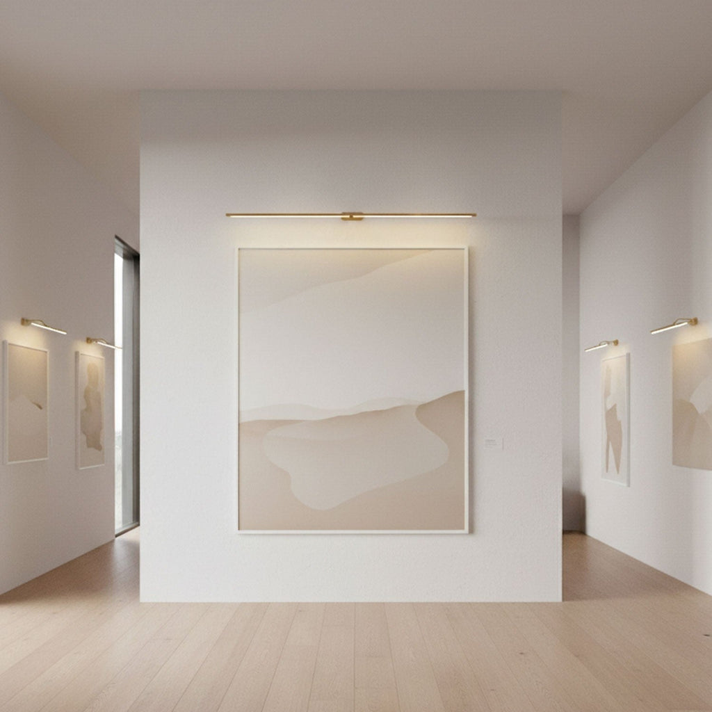 Linear Minimalist Wall Light with Rechargeable Feature Lighting Lobby