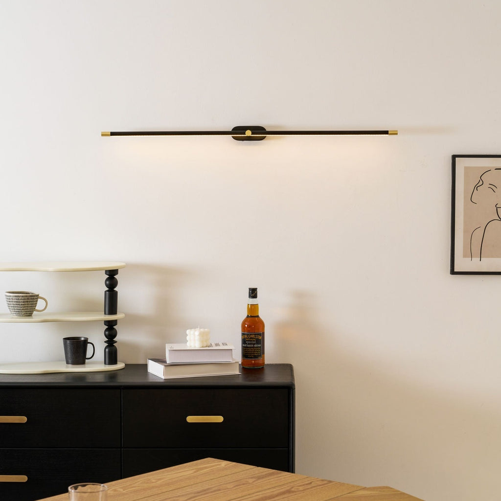 Linear Minimalist Wall Light with Rechargeable Feature Lighting Lobby