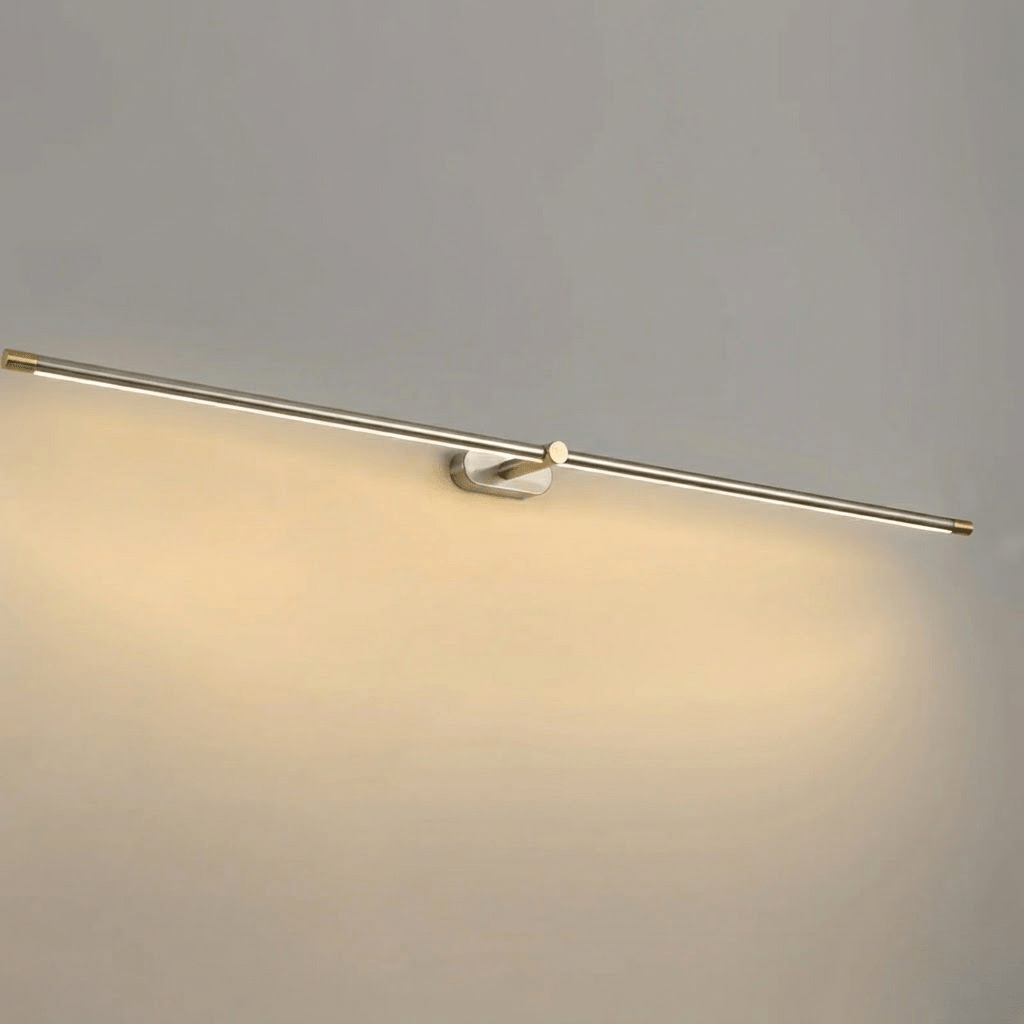 Linear Minimalist Wall Light with Rechargeable Feature Lighting Lobby