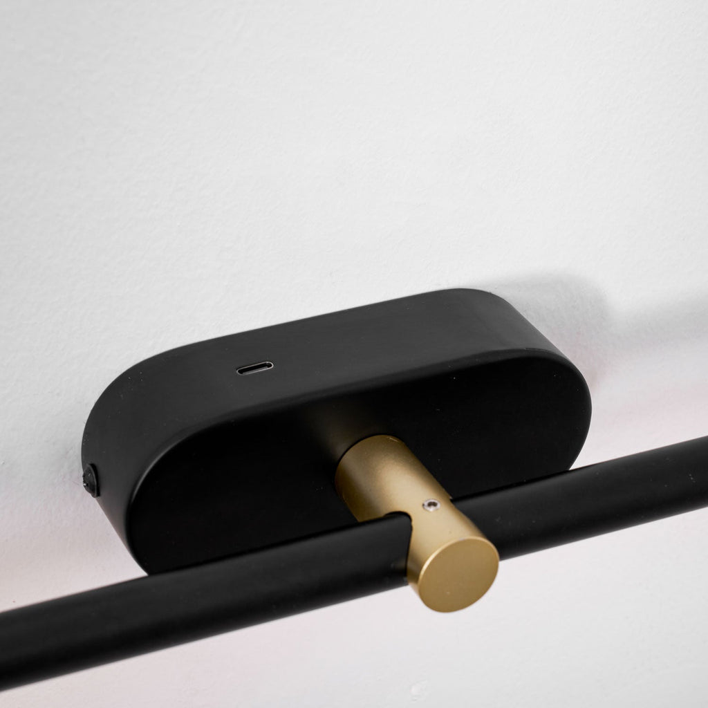 Linear Minimalist Wall Light with Rechargeable Feature Lighting Lobby