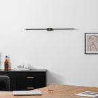 Linear Minimalist Wall Light with Rechargeable Feature Lighting Lobby