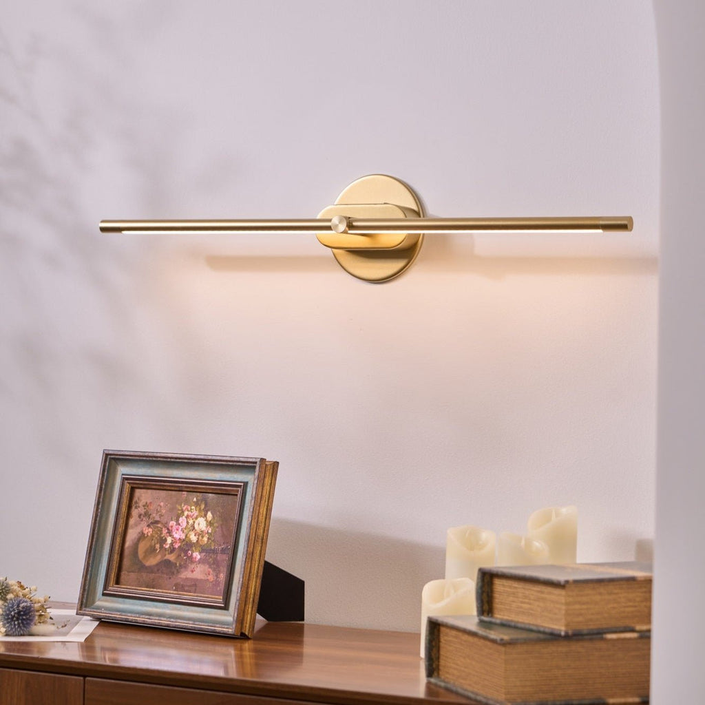 Linear Minimalist Wall Light with Rechargeable Feature Lighting Lobby