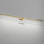 Linear Minimalist Wall Light with Rechargeable Feature Lighting Lobby