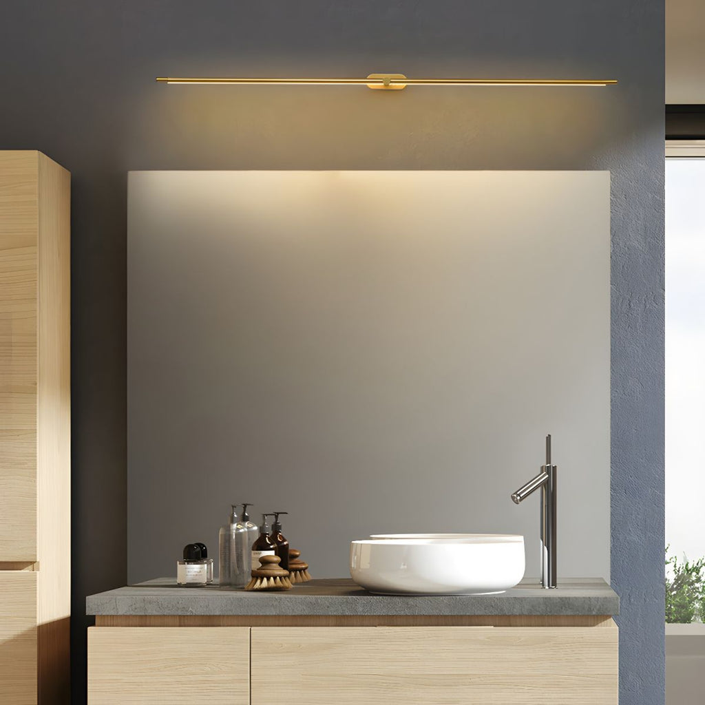Linear Minimalist Wall Light with Rechargeable Feature Lighting Lobby