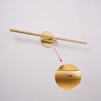 Linear Minimalist Wall Light with Rechargeable Feature Lighting Lobby