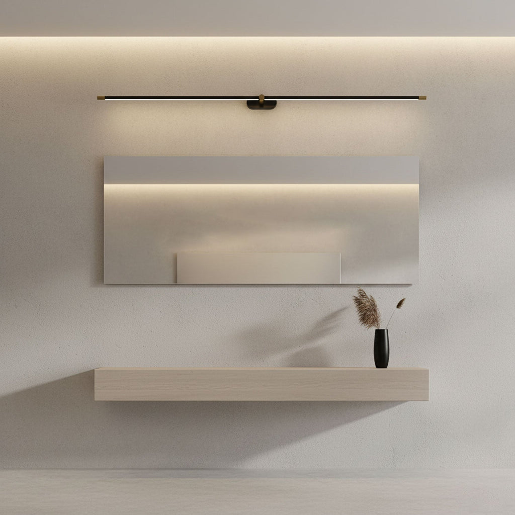 Linear Minimalist Wall Light with Rechargeable Feature Lighting Lobby