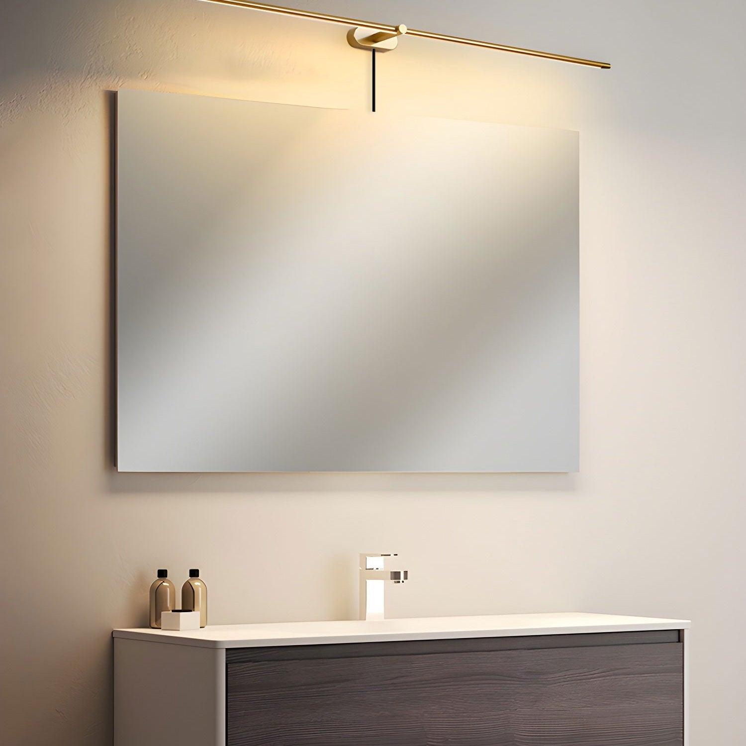 Linear Minimalist Wall-Mounted Plug-in Light Fixture Lighting Lobby