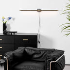 Linear Minimalist Wall-Mounted Plug-in Light Fixture Lighting Lobby