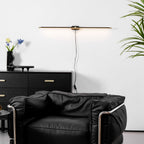 Linear Minimalist Wall-Mounted Plug-in Light Fixture Lighting Lobby